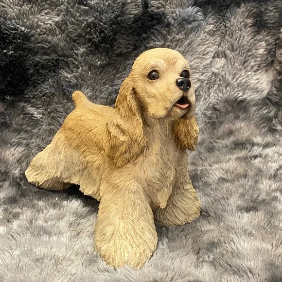 Vintage Sandicast Cocker Spaniel
Dog Buff Sandra Brue Heavy
Sculpture 8" - Picture 1 of 16